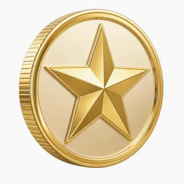 Star-emblem coin — Fortunica