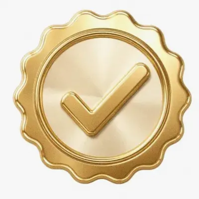 Checkmark badge — Fortunica