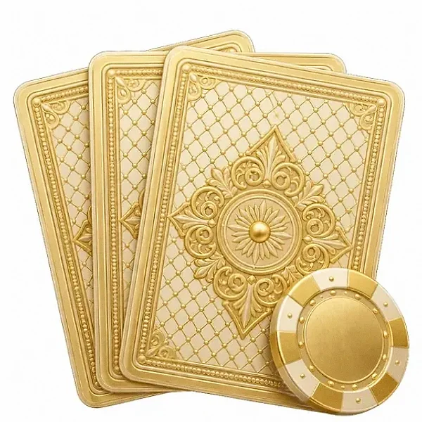 Playing cards and chip — Fortunica