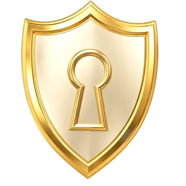 Shield with keyhole — Fortunica