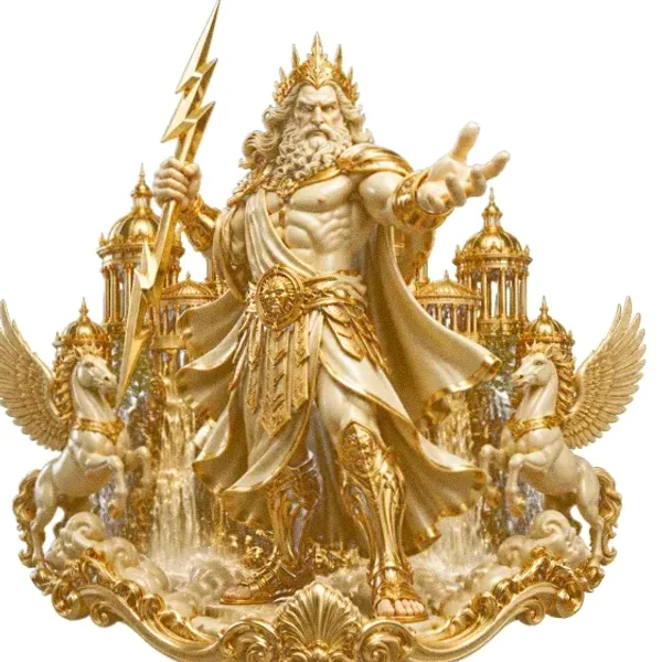 Zeus with lightning — Fortunica