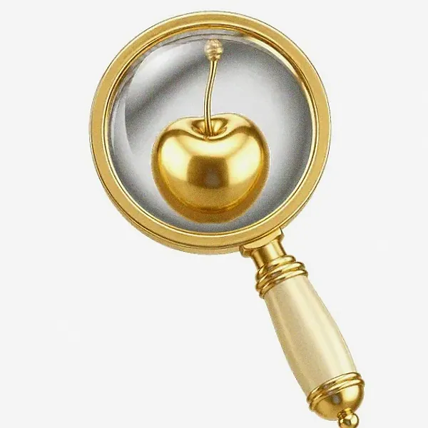 Cherry magnifying glass — Fortunica