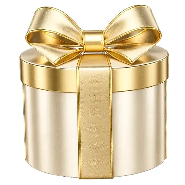Round gift box — Fortunica