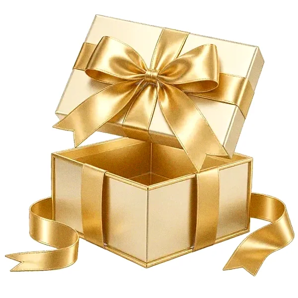 Open gift box — Fortunica