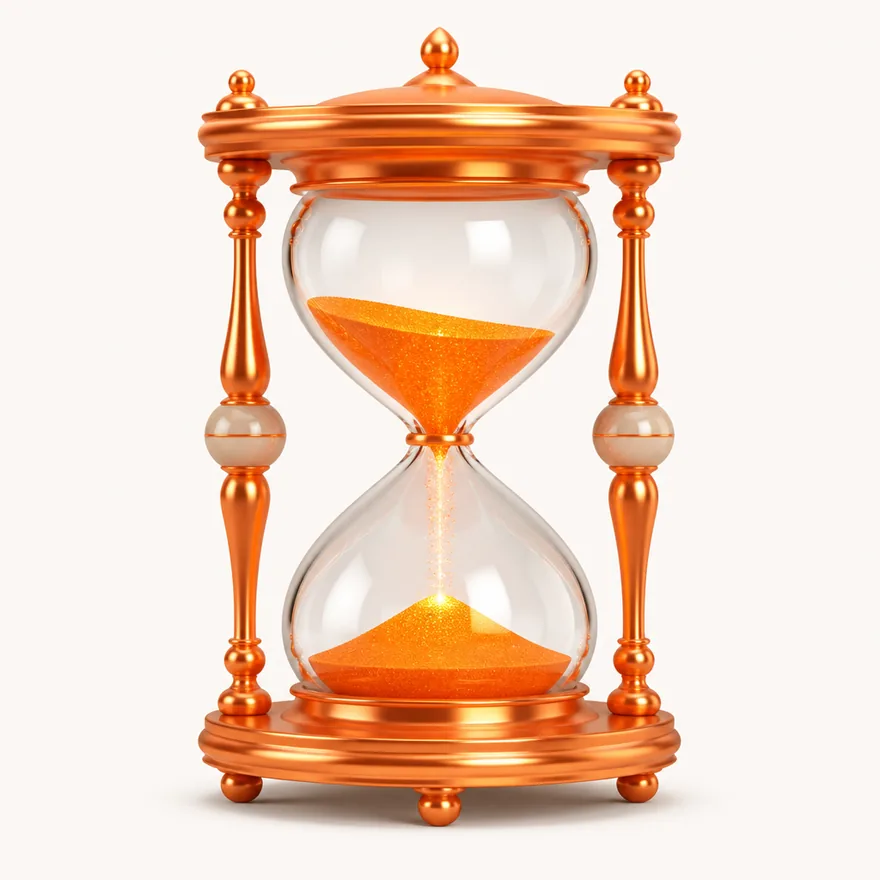 Ornate hourglass — Fortunica