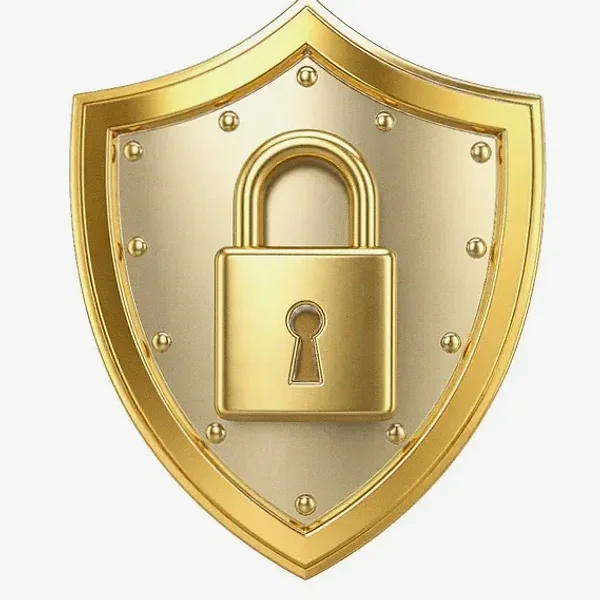 Shield with padlock — Fortunica